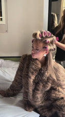Faux Fur – Tiger aop